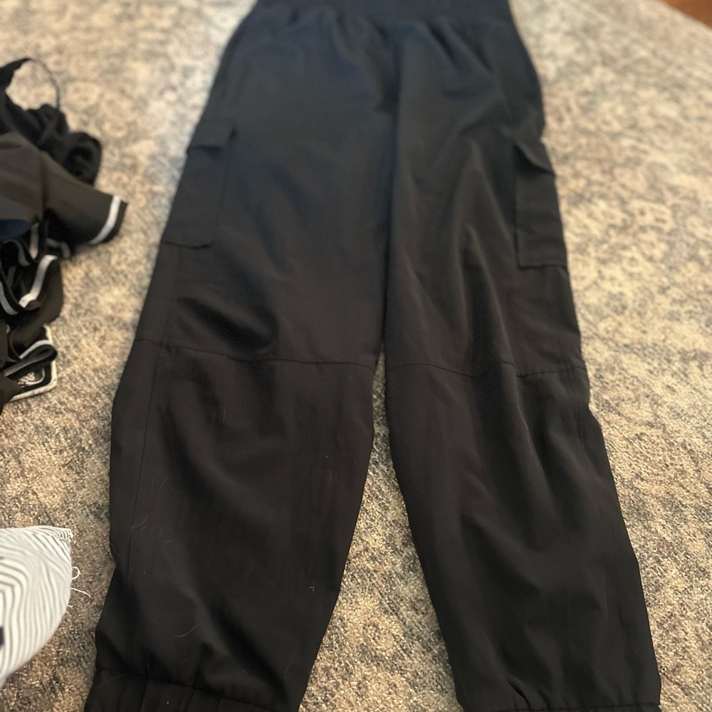 Abercrombie Black Cargo YPB Jogger Pants - Comfortable Everyday Bottoms